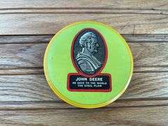 John Deere Celluloid Brush