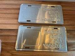 (5) John Deere Sign, Thermometer, License Plate, Mouse Pad