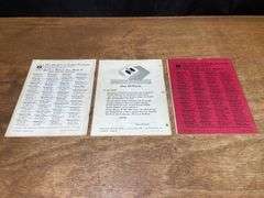 (3) IH Cub Tractor Manuals