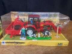 (3) Truck, Tractor, Forage Harvester NIB New Ray