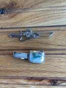 (2) John Deere Tie Clips