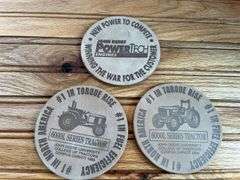 (6) John Deere Coasters
