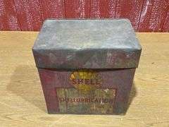 Shell Lubricant Service Box with Cross Reference Auto Maker Files