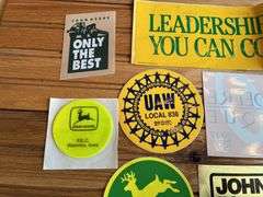 (9) John Deere Stickers