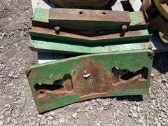(2) John Deere Slab Weights with Bracket