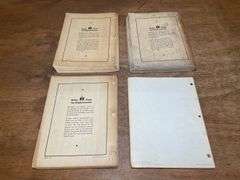 (4) IH Tractor Parts Catalogs
