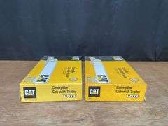 (2) 1/64 Caterpillar Semis NIB Ertl