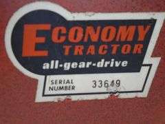 1974 Economy Powerking Garden Tractor