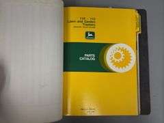John Deere Parts Catalogs Binder