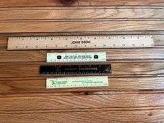 (4) John Deere Rulers