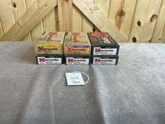 6 Boxes Hornady 110, 150, 168 Gr. TAP FPD, BTHP, BTSP .308