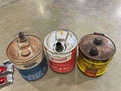 (4) Oil Cans + Reflectors