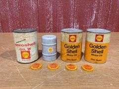 Shell Oil Cans and Memorabilia