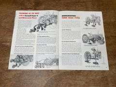 (2) IH Farmall Super C + Super H Sales Literature