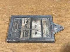 (3) Gas Pump Price Boxes