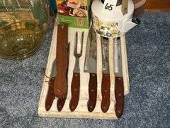 Knife Set, Kettle, and Other Kitchen Items