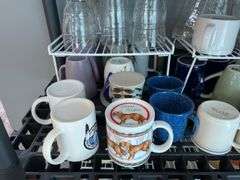 Assorted Mugs & Glasses