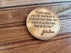 (2) John Deere Medallions