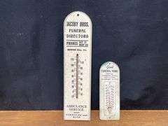 (2) Funeral Home Thermometers
