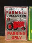 (2) John Deere + IH Parking Signs