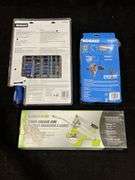 (3) Screwdrivers, Ratchets, Grease Gun NIB