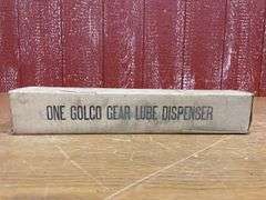 NOS Golco Gear Lube Dispensers