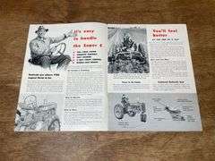 (2) IH Farmall Super C + Super H Sales Literature