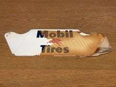 NOS -  Mobil Pegasus Gas Station Tire Display Rack