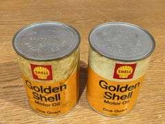 Shell Oil Cans and Memorabilia