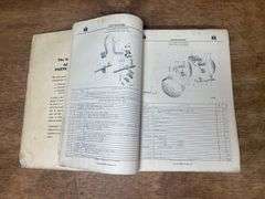 (4) IH Tractor Parts Catalogs