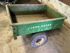 Brass Tag John Deere 80 Lawn Cart
