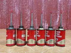 (5) Cans of Texaco Home Lubricant