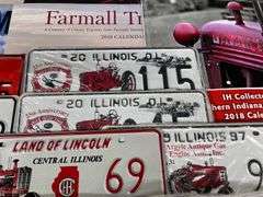 IH License Plates, Calendars, Show Plaques