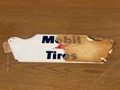 NOS -  Mobil Pegasus Gas Station Tire Display Rack