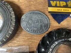 Tire Ashtrays, Belt Buckles, Etc...