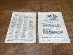 (2) Farmall 706 + 806 Operators Manuals