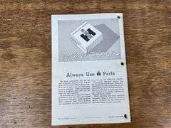 IHC Manuals + Parts Lists