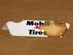 NOS -  Mobil Pegasus Gas Station Tire Display Rack