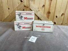 2 Boxes Hornady 60 Gr. SP, 1 Box Winchester 45 Gr. JHP .22-250