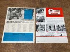 (2) Farmall Tractor Sales Literature