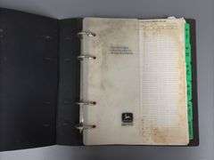 John Deere Technical Information Binder For 850/950 Tractors