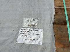 Western Red Cedar square edge