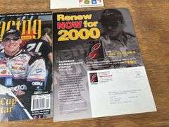 NASCAR Magazines + Memorabilia
