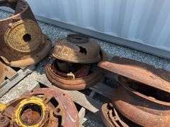 Visible Gas Pump Bases, Rings and Other Parts