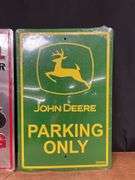 (2) John Deere + IH Parking Signs