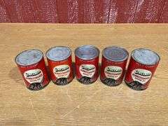 (5) 1 Quart Sinclair Pennsylvania Motor Oil Can