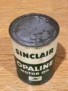 (3) NOS Sinclair Opaline Motor Oil Cans