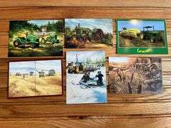 (6) John Deere Postcards