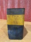 (4) vintage two-gallon motor oil cans,