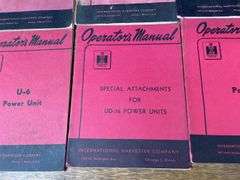 (6) IH Manuals